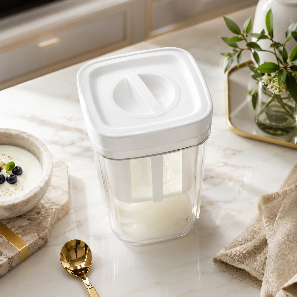 Yogurt Filter with Fine Mesh Strainer 1100ml